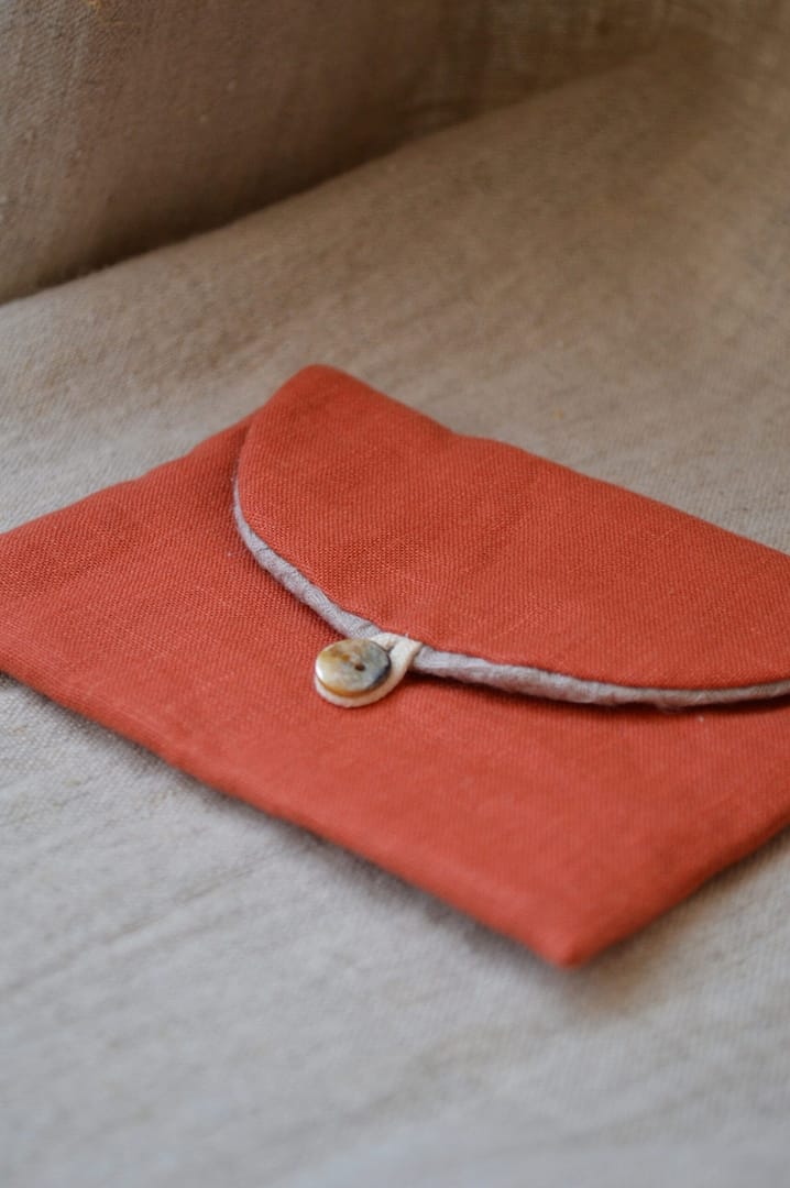 Pochette de transport savon - Terracota