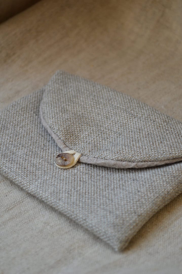 Pochette de transport savon - Lin