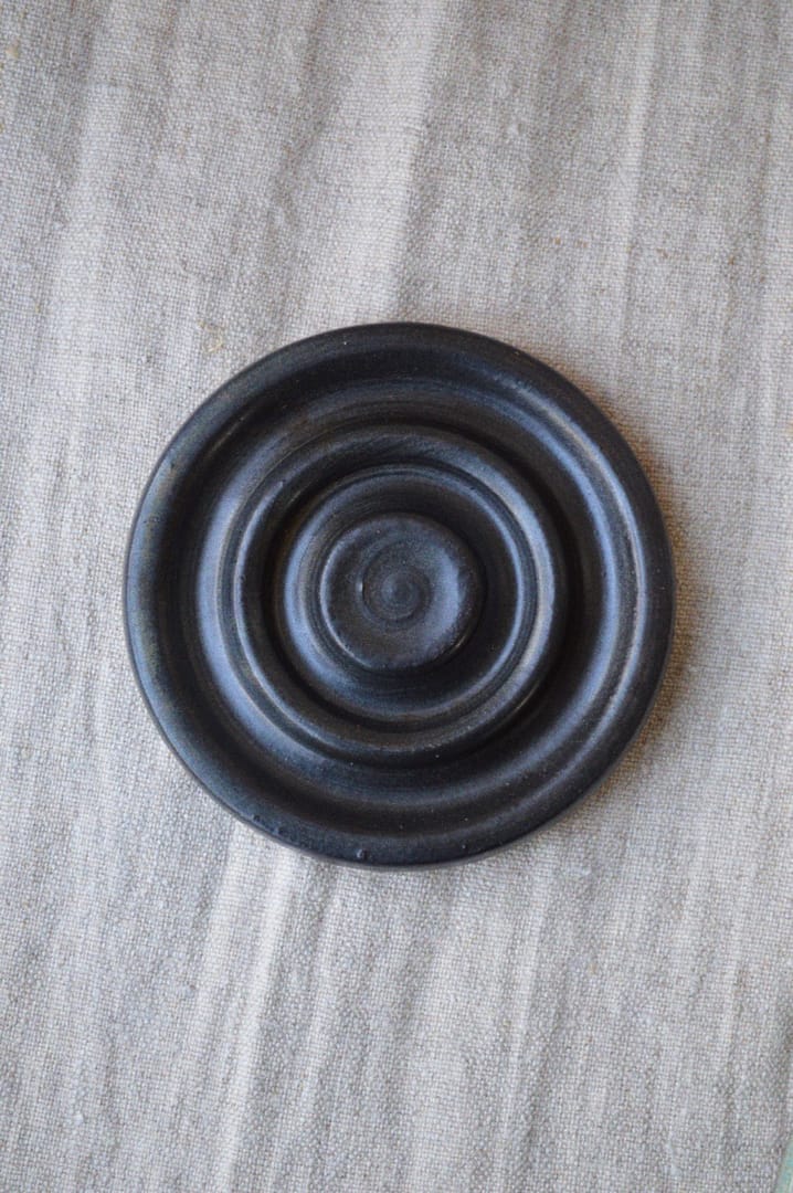 Porte savon grès - Ébène