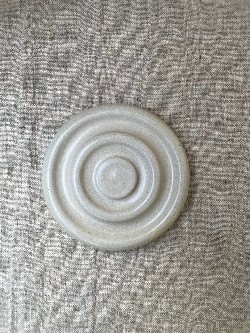 Porte savon grès - Écru