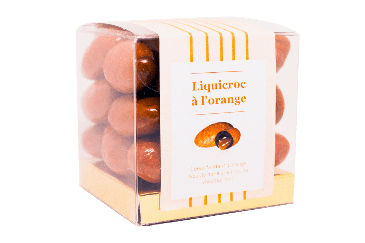 Cube liquicroc cœur à l’orange