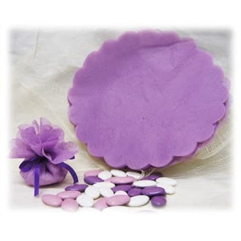 Tulle intissé - Vide - Parme