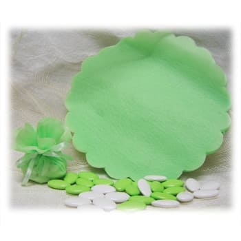 Tulle intissé - Vide - Vert Anis