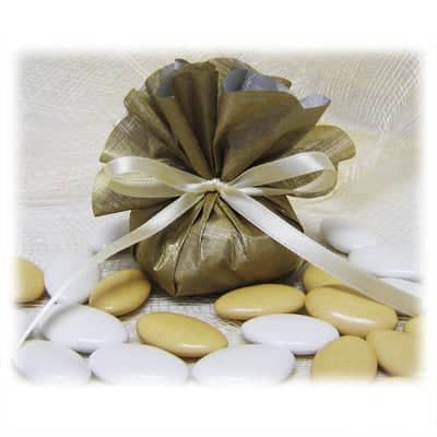 Tulle métal - Vide - Doré