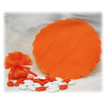 Tulle intissé - Vide - Orange