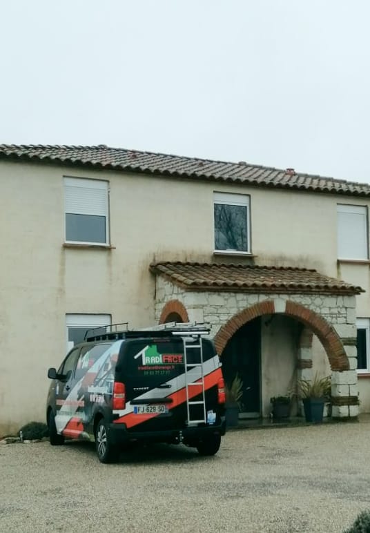 Camion TradiFace spécialiste Isolation par l'extérieur et ravalement de façade