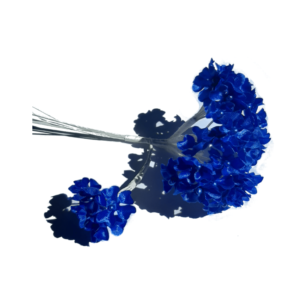 Fleur Myosotis bleu électrique – 12 Pièces